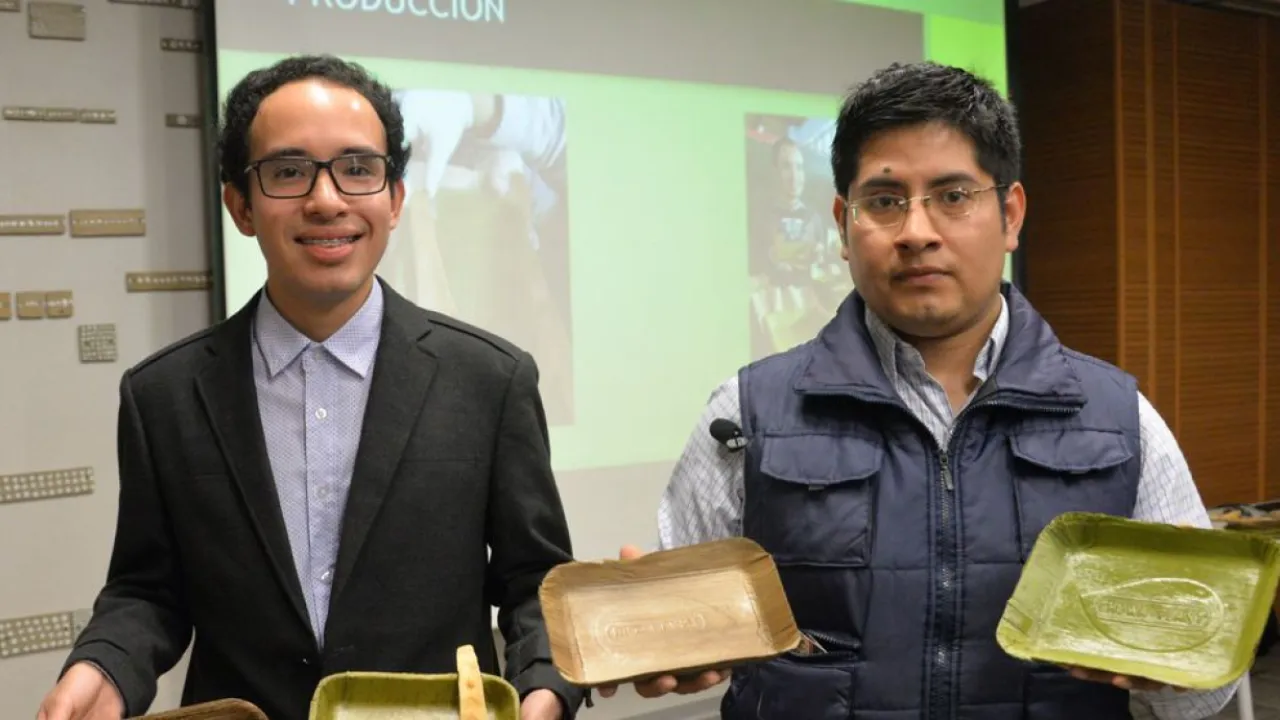 Emprendedores peruanos crean platos biodegradables a base de hojas de plátano