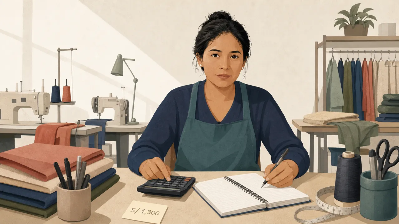 Ilustración sobre el anuncio de subir el sueldo mínimo peruano a S/ 1,300, todavía sin decreto que lo respalde.