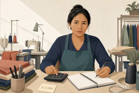 Ilustración sobre el anuncio de subir el sueldo mínimo peruano a S/ 1,300, todavía sin decreto que lo respalde.