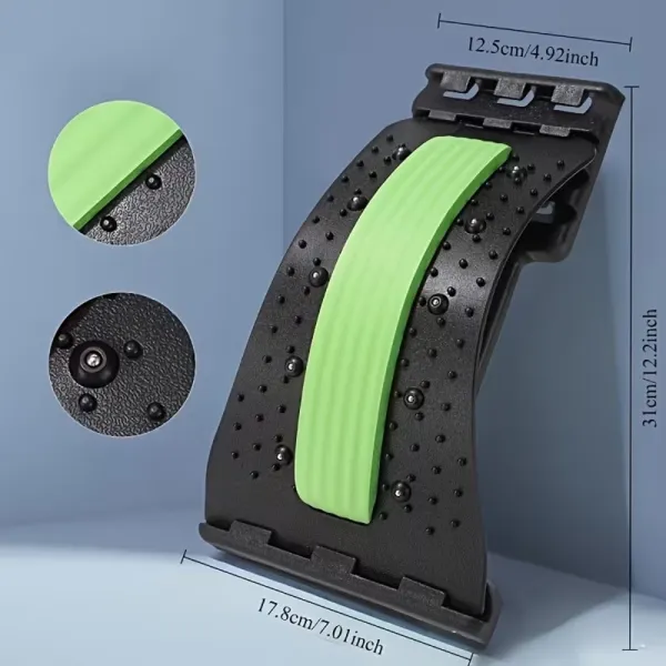 SOPORTE LUMBAR DE ESPALDA ERGONÓMICO 4 NIVELES