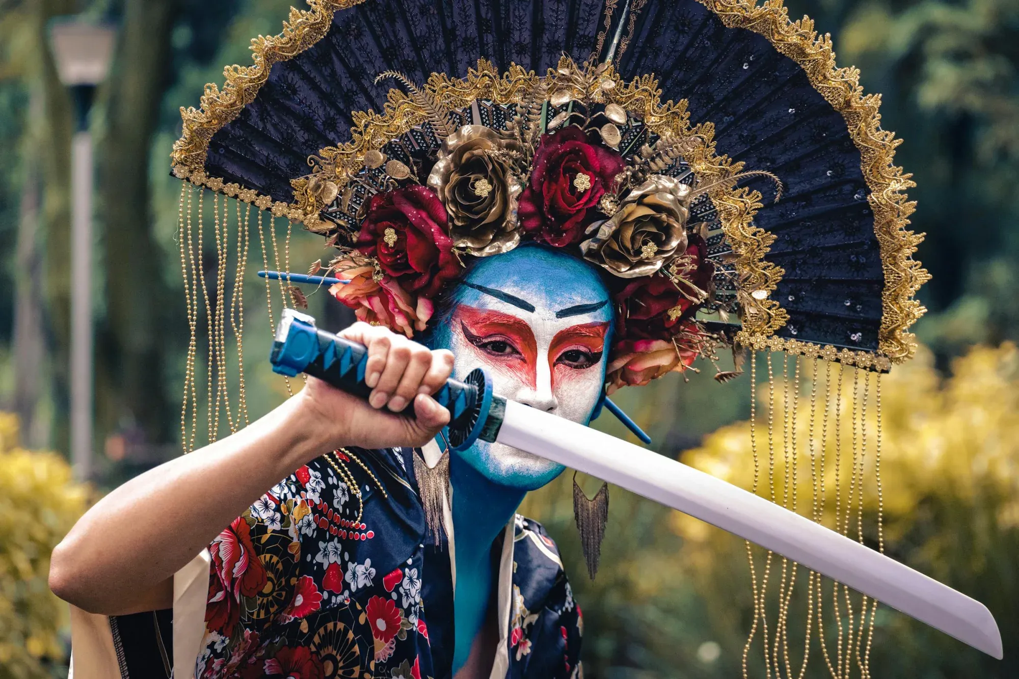 Maquillaje Vibrante Inspirado En Las Geishas
