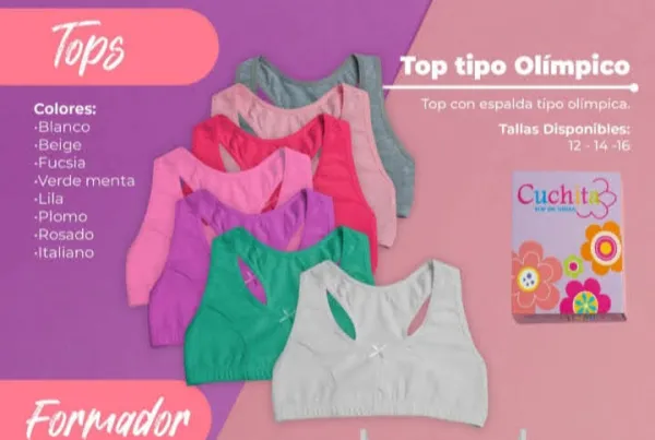 FORMADORES top, colores variados  por docena