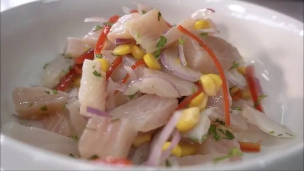 Ceviche de tilapia