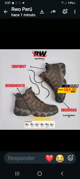 Zapato de seguridad industrial
