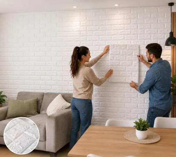 TAPIZ PARA PARED DISEÑO LADRILLO