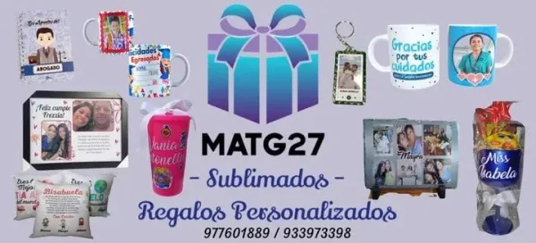 MATG27 REGALOS SUBLIMADOS PERSONALIZADOS