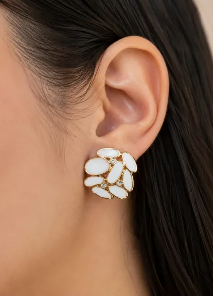 ARETE FLOR ESMALTADO