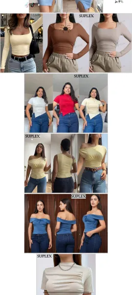 Blusa suplex