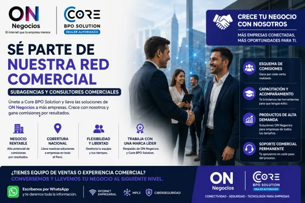 Sé parte de nuestra red comercial