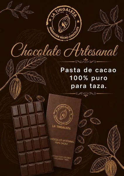 Pasta de cacao al 100%