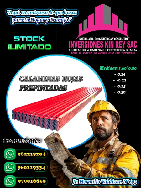 CALAMINA 0.22 PREPINTADA