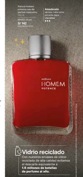 Perfume masculino POTENCE (natura)