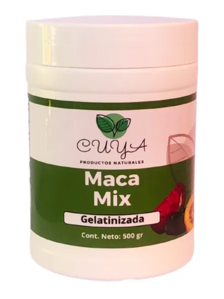 Maca Mix Gelatinizada (Amarilla, Negra y Roja) 500gr