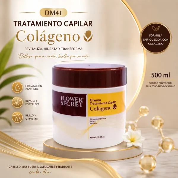 CREMA TRATAMIENTO CAPILAR CON COLÁGENO 500ml