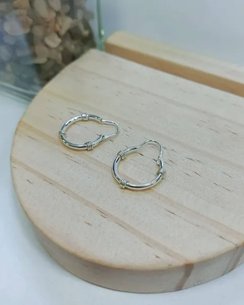 Argollas Perita niña / plata 950
