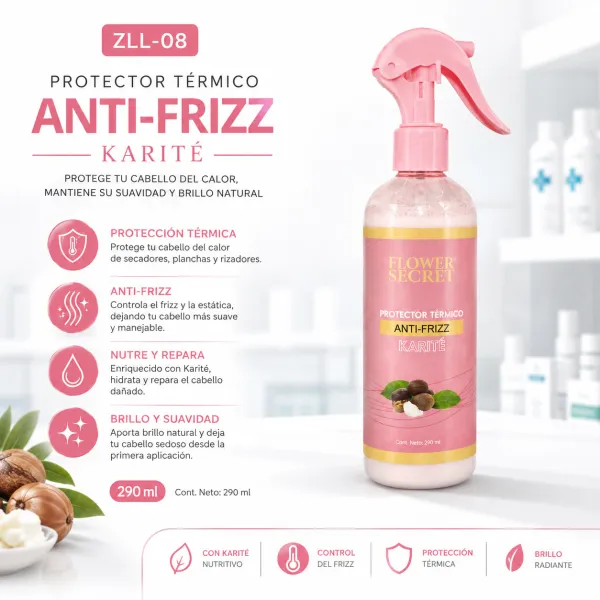 PROTECTOR TÉRMICO ANTI – FRIZZ KARITÉ 290ML
