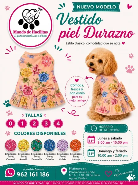 Vestido / Piel durazno