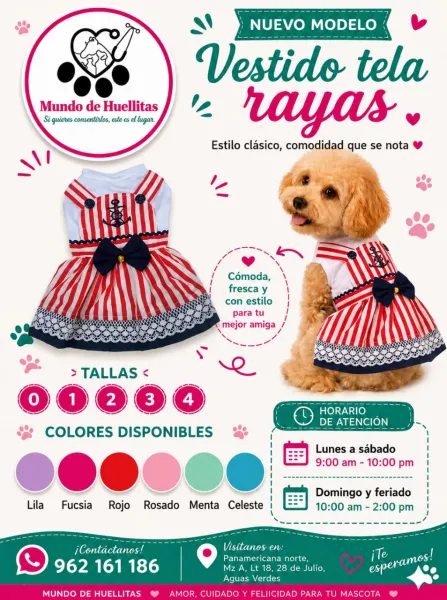 Vestido Marinero/ Rayas