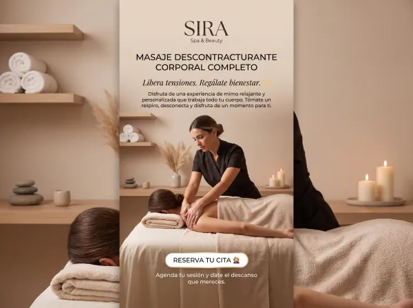 Masaje descontracturante cuerpo entero
