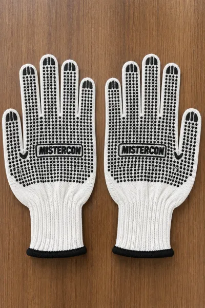 📦🔥 CAJA x 144 PARES – 🧤 GUANTES DE HILO CON PUNTOS DE PVC ✋