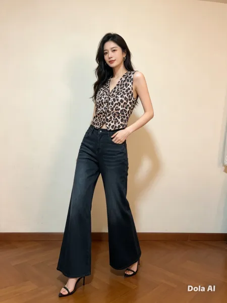 Jeans wide  leg 