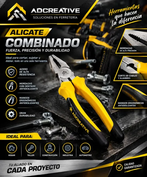 ALICATE UNIVERSAL KAMASA 8"