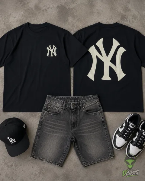 POLO NEW YORCK BOXY FIT NEGRO