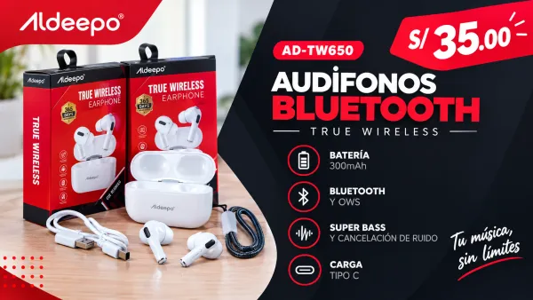Audífonos Bluetooth