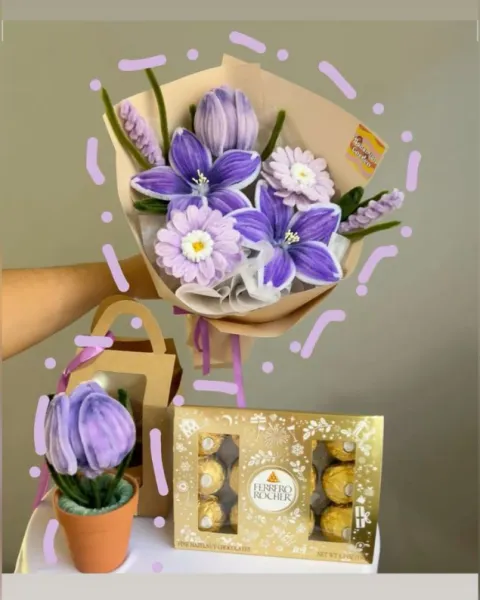 Ramo +caja de chocolates