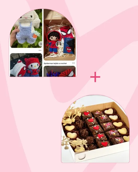 Peluche + chocolates