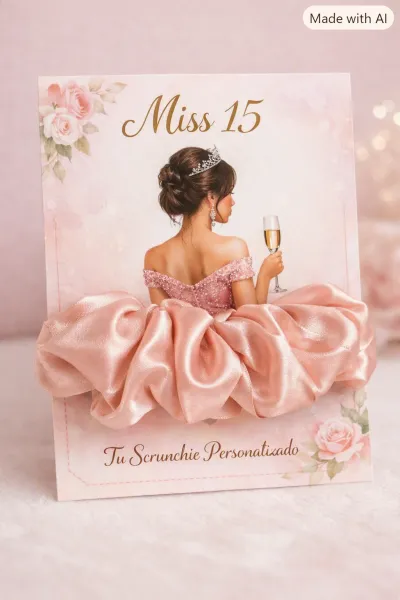 Scrunchies personalizados – Docena