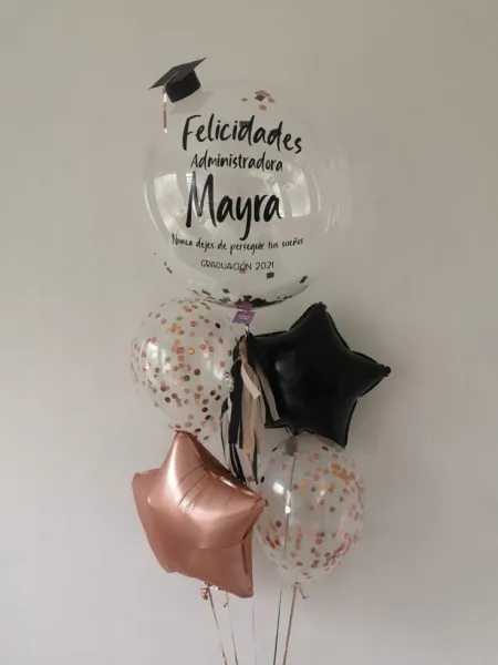 Globo de graduación con eleo 