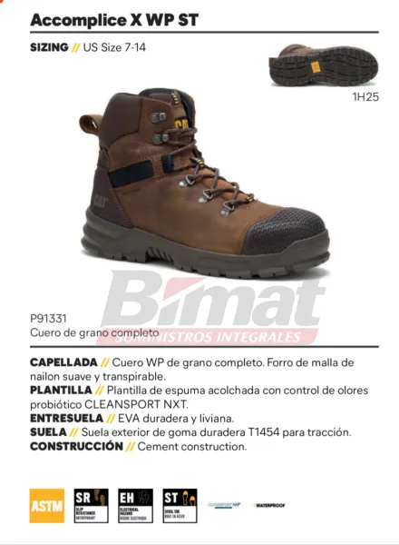 ZAPATO INDUSTRIAL CAT
